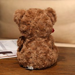 New 20cm Cute Teddy Bear Plush Toy Soft Stuffed Animals Doll Birthday Surprise Gift Girlfriends