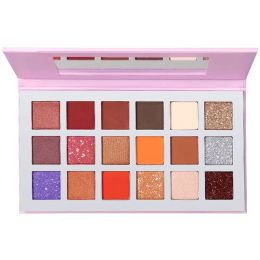 Shadow 18 Colours Eyeshadow Palette Glitter Matte Shimmer Waterproof Mineral Powder Eye Shadow Makeup Private Label Cosmetics