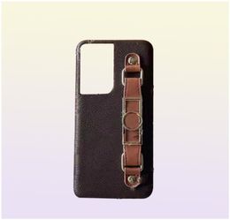 Beautiful Leather Card Holder Strap Wallet Designer Phone Cases for Samsung Galaxy S10 S20 S21 S22 S105G NOTE 10 20 21 22 Plus Ult7409356