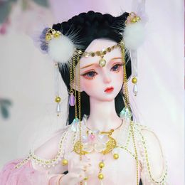 60cm BJD Dream Fairy 1/3 doll mechanical body joint with makeup body high quality custom gift SD girls toys Christmas toys