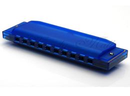 WholeOP10 Holes Diatonic Blues Harp Harmonica Key of C Translucent1092470