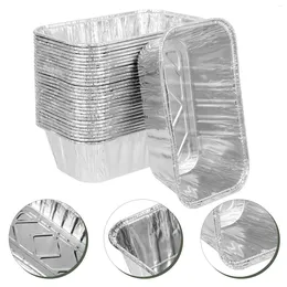 Take Out Containers 30 Pcs Bakeware Tin Box Disposable Serving Trays Barbecue Foil Pans Aluminum Food Pizza