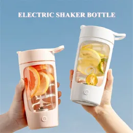 Blender Rechargeable Electric Shaker Bottle Protein Powder Fitness Shaker 650ML Automatic Mixing Tumbler Stirring Mug Milkshake Blender