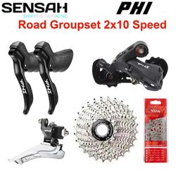 SENSAH PHI Road Bike 2x10 Speed Shifters 20S Derailleur Groupset Lever Brake Bicycle Shifter L/R Fore Rear for 4600/5600/6600