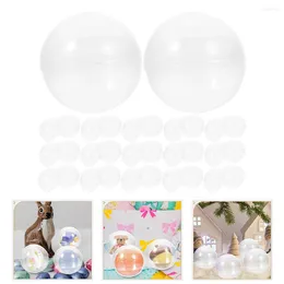 Storage Bags 20 Pcs Toy Balls Desktop Claw Material Machine Playing Plastic Empty Clear Toys