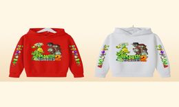 2022 Autumn Winter Plant Vs Zombies Print Hoodies Cartoon Game Boys Clothes Kids Streetwear Clothes For Teen Size 414 T7133774