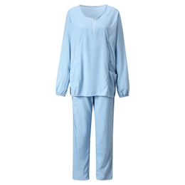 Elastic High Quality Wholesale Operating Room Medical Uniform Set Short Sleeve Nurse Nursing Accessories Tops Pants Scrubs Suit