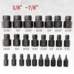 10/25pcs Screw & Bolt Extractor Set Screw Hand Tools Extractor Remover Broken Bolt Remover Tools Socket Organizer Holder