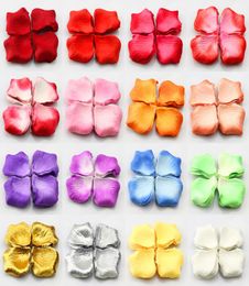 Whole Artificial Silk Flowers Wedding Flowers Rose Petals 100pcsbag Valentine039s Favour Party Table Carpet Decorations2782445