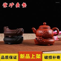Tea Trays Pot Bearing Purple Sand Cushion Teapot Base Cup Holder Auspicious Health Care And Accessories