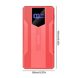 Portable Car Power Bank 20000mAh 12V Auto Battery Booster Charger Digital Display Emergency Booster Power Bank Starting Device