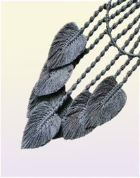 Feather Leaf Macrame Hoop Dream Catcher for Wall Art Hanging Bedroom Home Decoration Ornament Craft Gift Handmade Woven Tapestry 26713694