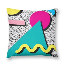 Pillow 1980s Abstract Pattern Throw Pillowcases For Pillows Luxury Sofa S Christmas Cases