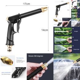 New 2024 2024 Water Gun Snow Foam Lance Portable High-Pressure Water Gun Spray Sprinkler For Cleaning Car Wash Jet Machine Garden Washer Nozzle Foam Washer Tools