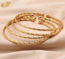 Fashion 24k Gold Bracelet Bangle Adjustable Luxury Bracelets for Women Turkish Indian S Dubai Jewelry6021129