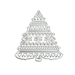 Christmas Trees Metal Cutting Dies Stencil Scrapbooking Diy Album Stamp Paper Card Embossing Decor Craft Knife Mould