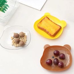 Plates Lightweight 8 Pcs/Set Sturdy Biscuit Dried Fruit Table Decor Transparent Kitchen Supplies