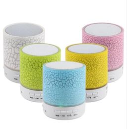 New arrives LED Bluetooth Speaker Mini Wireless Loudspeakers Support U Disc TF Card FM Radio Portable Stereo HiFi Speaker For Phon6145268