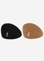 summer KANGOL kangaroo flat top fisherman hat visor basin hat fashion wild cotton fabric men and women flat top cloth hat Q07036015609