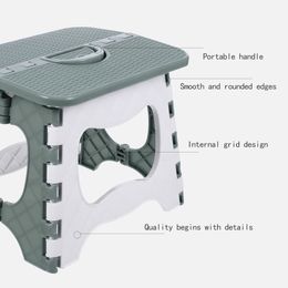 Folding Chairs Adults Step Stool Foldable Fishing Bathroom Collapsible Stools Aldult Plastic Child Small Outdoor Bench