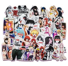 100pcs Sexy Car sticker Anime Hentai Pinup Bunny girl Waifu Decal Stickers suitcase laptop Car Truck Waterproof212S5724312