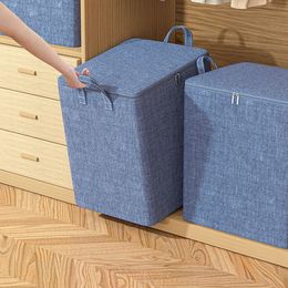 Large Capacity Zipper Foldable Storage Bags For Clothes And Quilts Ideal For Moving Living Room Bedroom And Quilt Organising