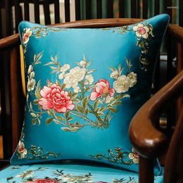 Pillow Luxury Square Cover 45X45 Decorative Case Vintage Throw Covers Flower Coussin Sofa Dec Spring Festival