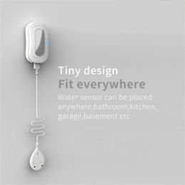 Tuya Zigbee 3.0 Smart Flood Detector Water Leakage Alarm Water Level Alarm Home Overflow Alarm Work With Alexa Google Home