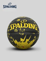 Basketball SPALDING Team BSKT GAME PU Basketball Basketbol Ball fiba approved Baloncesto 84580Y NO.5 for young