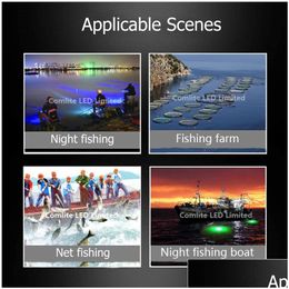 Baits Lures 600W Ac220-240V Deep Drop Underwater Led Fishing Light Lure For Attacting Fish With 30M 271R Delivery Sports Outdoors Dhhxb