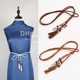The New Korean Version Of Hand Woven Waist Rope Hanfu Skirt Accessories Fringe Belt Pendant Thin Waist Chain Manufacturers Wholesale