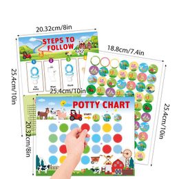 Potty Training Watch Potty Chart With Sticker Kids Reward Chart Potty Prizes Toilet Games Potty Training Reward For Girls Boys