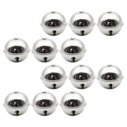 12pcs Bell Ornaments Christmas Sleigh Bell Craft Metal Bells for Christmas Tree Wreath Garland Filler DIY Collar Accessories