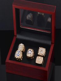 Whole Fine high quality Holiday Set Super Bowl Cowboys 1995 Award Ring Men039s Ring Jewellery Set 5piecelot3057523
