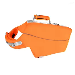 Dog Apparel Clothes Waterproof Life Jacket Safety Vest Breathabl Dogs Swimwear Summer Vacation Oxford Reflective Pets Swimming Suit