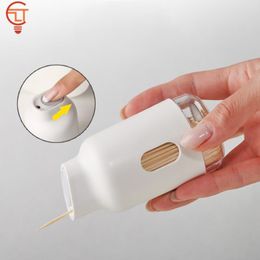 Portable Toothpick Holder Pocket Toothpick Dispenser Storage Bucket Household Convenient Toothpick For Living Home Dining Room