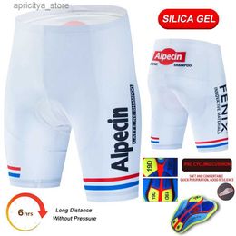 Cycling Shorts Alpecin Team Cycling Shorts Mens Bike Shorts Tights MTB Bicyc wear Summer Breathab Quick-dry Maillot Culotte 19D GEL Padded L48