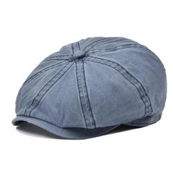 Sboy Hats VOBOOM Cotton Cap Mens Summer Flat Women Sun Protection Boina Gatsby Hat 160264T5750869