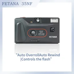 Camera New For FETANA Film Camera 35NF Reusable Non Disposable Replaceable Film Camera Flash 135 Film Camera Fixed Point Camera