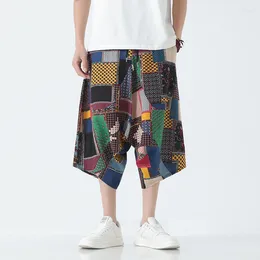 Men's Pants Summer Men Cross Vintage Casual Jogging Man Harem Harajuku Sweatpants Streetwear
