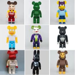 Decorative Objects Figurines 28CM 400 Bearbricklys for ka Action Figures Cartoon Blocks Bear Dolls PVC Collectible Models Toys