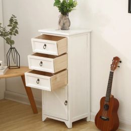 Wooden Chest Of Drawers American Night Stands For Bedroom Pink Thickened Drawer Separator Creative Large Capacity