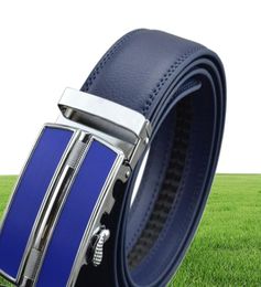 Plyesxale Black Brown Red Blue Belt Men 2021 High Quality Cow Leather Belts For Designer Automatic Buckle Mens G339130639