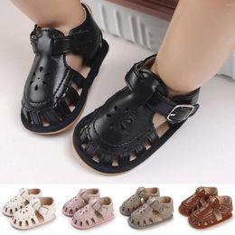 Sandals Children Baby Toddler Shoes Summer Boys Girls Flat Bottom Light Breathable Comfortable Hollow Buckle