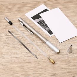 Metal Drawing Pencil 0.3 0.5 0.7 0.9 1.3 2.0 Mm HB Art Sketch Writing Mechanical Pencil Set with Leads School Office Supplies