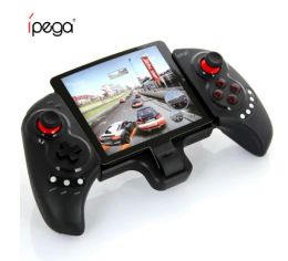 Gamepads iPEGA PG 9023 PG9023 Bluetooth Game Controller Gamepad For Smartphone iOS Android ipad PC Stretch Joystick with Stand Telescopic