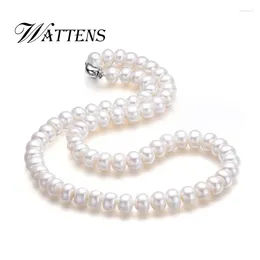 Choker WATTENS 2024 High Quality Charm Pearl Necklace 925 Sterling Silver Jewellery Natural Women Wedding/birthday/Party