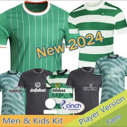 3XL 4XL 24 25 Soccer Jerseys Home away KYOGO EDOUARD 2023 ELYOUNOUSSI TURNBULL AJETI CHRISTIE JOTA GRIFFITHS FORREST 2024 2025 MEN kit uniforms Football Shirt
