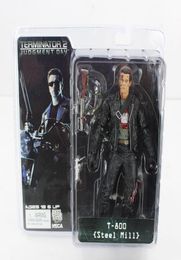 NECA The Terminator 2 T800 Steel Mill Figure Action Figure Toy 18CM for boy039s gift 8377452