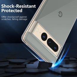 Crystal Ultra Thin Clear Silicone Soft Case For Google Pixel 8 7 6 Pro 6A 5 5A 4 4A 3 3A XL Transparent Back Cover Shell Fundas